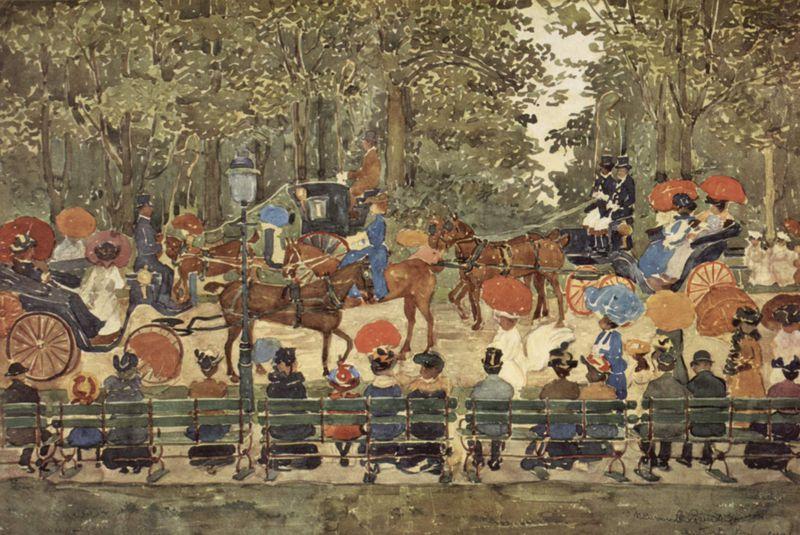 Maurice Prendergast Central Park, France oil painting art